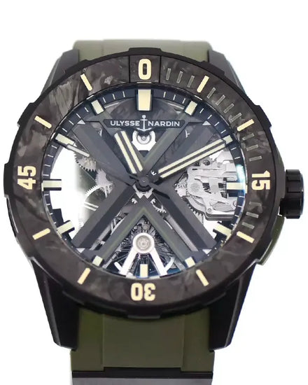 2024 Ulysse Nardin Diver X Skeleton OPS 44MM Skeleton Dial Rubber Strap (3723-170-2C)