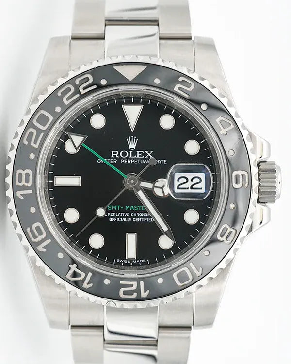 Rolex GMT-Master II 40MM Black Dial Oyster Bracelet (116710LN)