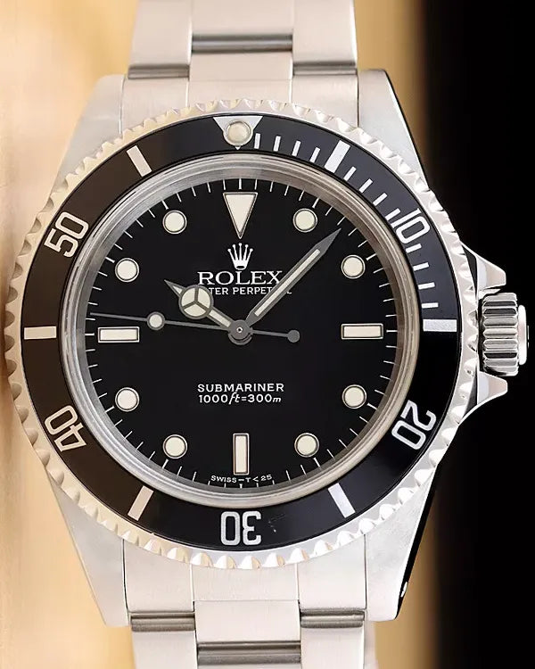 Rolex Submariner No Date 40MM Black Dial Oyster Bracelet (14060)