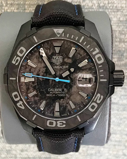 Tag Heuer Aquaracer L.E. 41MM Black Dial Textile Strap (WBD218C.FC6447)
