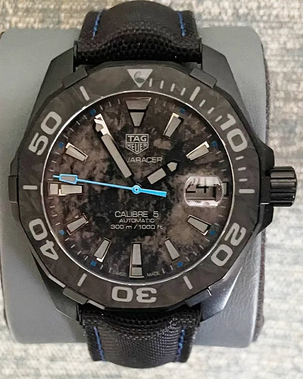 Tag Heuer Aquaracer L.E. 41MM Black Dial Textile Strap (WBD218C.FC6447)