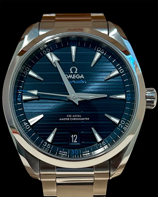 No Reserve - 2019 Omega Seamaster Aqua Terra 150M 41MM Blue Dial Steel Bracelet (220.10.41.21.03.001)