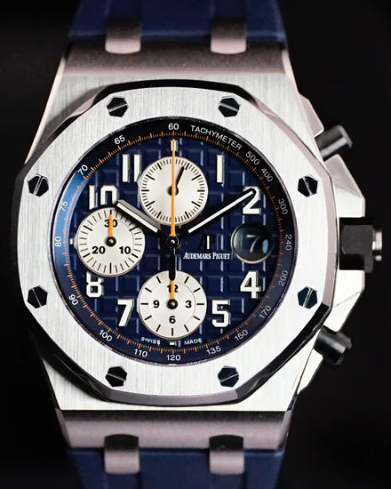Audemars Piguet Royal Oak Offshore Chronograph 42MM Blue Dial Rubber Strap (26470ST.OO.A027CA.01)