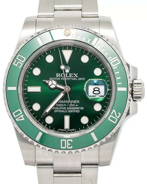Rolex Submariner Date “Hulk” 40MM Green Dial Oyster Bracelet (116610)