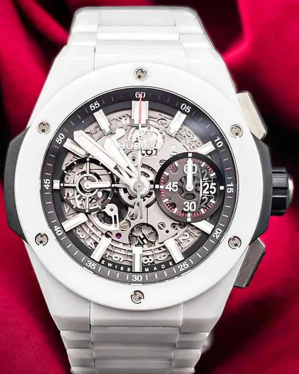 2022 Hublot Big Bang Integral 42MM Skeleton Dial Ceramic Bracelet (451.HX.1123.HX)