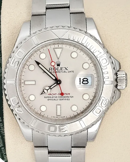 2010 Rolex Yacht-Master 40MM Silver Dial Oyster Bracelet (16622)
