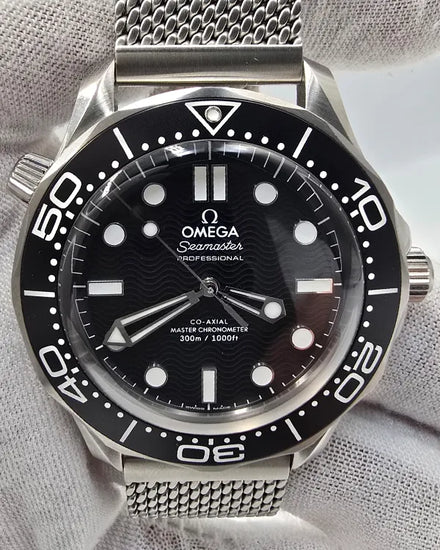 2024 Omega Seamaster Diver 300M 42MM Black Dial Steel Bracelet (210.30.42.20.01.010)