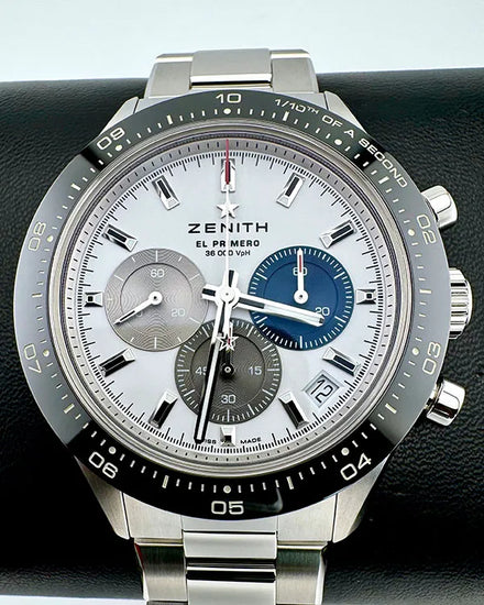 No Reserve - 2024 Zenith Chronomaster Sport 41MM White Dial Steel Bracelet (03.3100.3600/69.M3100)