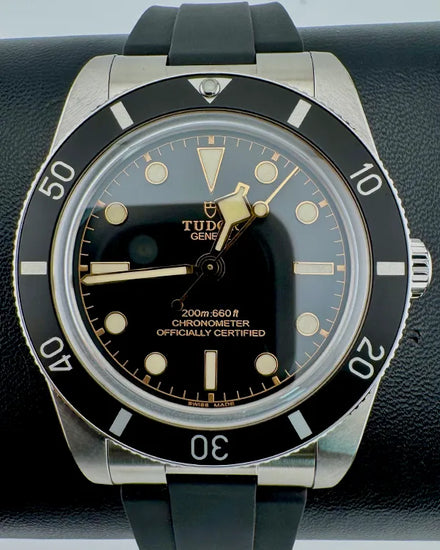 No Reserve - 2024 Tudor Black Bay 37MM Black Dial Rubber Strap (79000N)