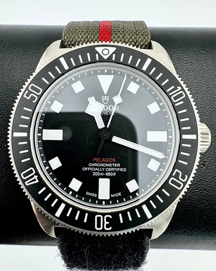 No Reserve - 2024 Tudor Pelagos FXD 42MM Black Dial Textile Strap (25717N)