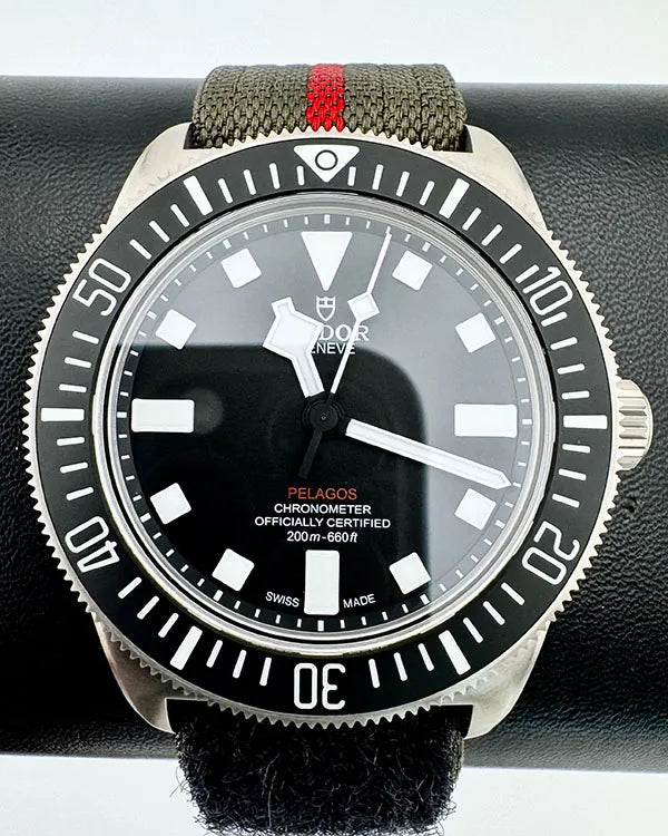 No Reserve - 2024 Tudor Pelagos FXD 42MM Black Dial Textile Strap (25717N)