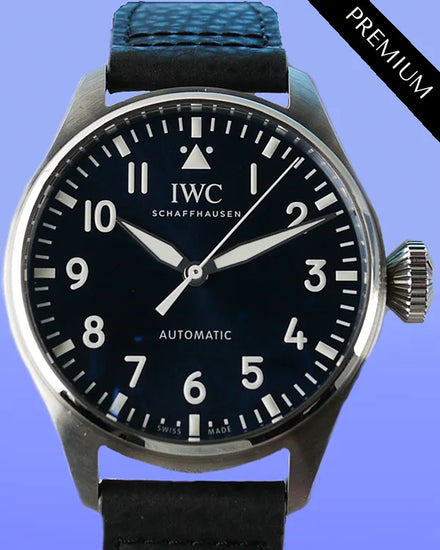 2024 IWC Schaffhausen Pilot 43MM Blue Dial Leather Strap (IW329303)