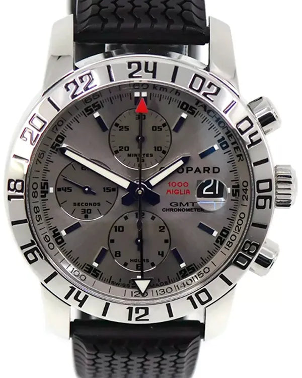 Chopard Mille Miglia Chronograph 42MM Grey Dial Rubber Strap (8992)