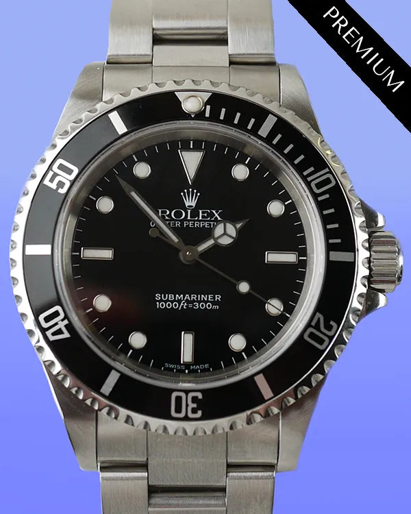 2000 Rolex Submariner No-Date 40MM Black Dial Oyster Bracelet (14060)