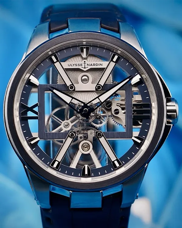 2020 Ulysse Nardin Blast X 42MM Skeleton Dial Leather Strap (3713-260-3/03)