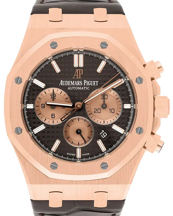 2021 Audemars Piguet Royal Oak Offshore Chronograph 41MM Chocolate Dial Leather Strap (26331OR.OO.D821CR.01)