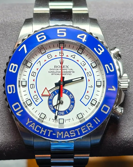 2014 Rolex Yacht-Master II 44MM White Dial Oyster Bracelet (116680)