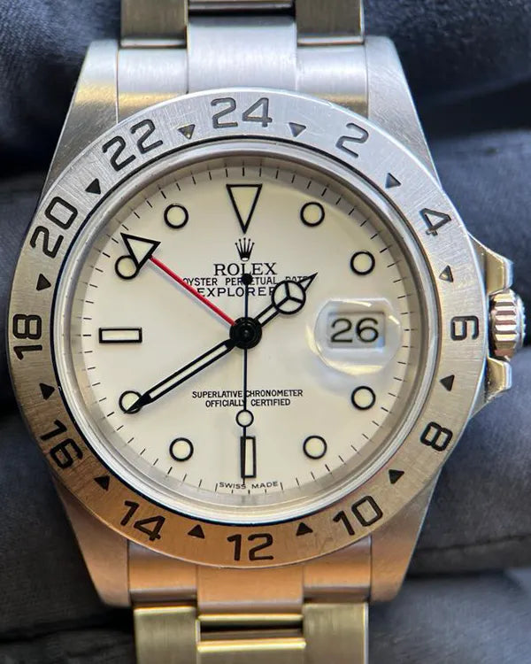2004 Rolex Explorer II "Polar" 40MM White Dial Oyster Bracelet (16570)