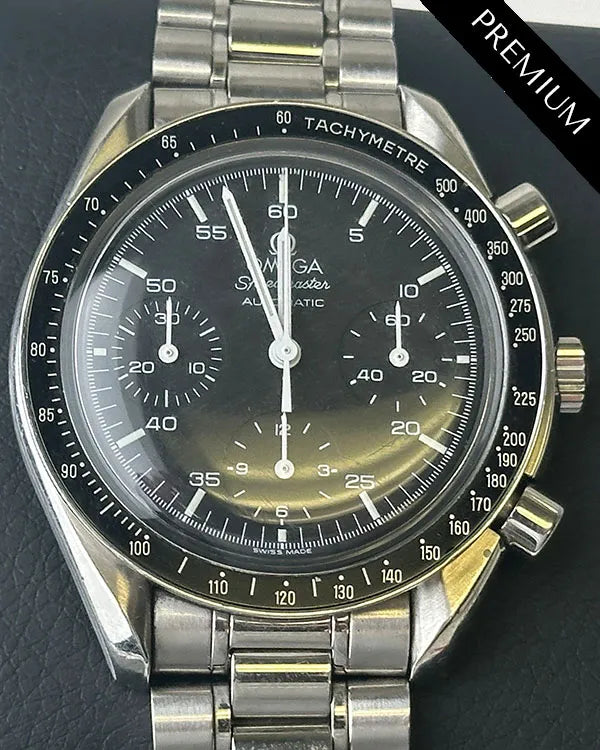 Omega Speedmaster Reduced 39MM Black Dial Steel Bracelet (3510.50.00)
