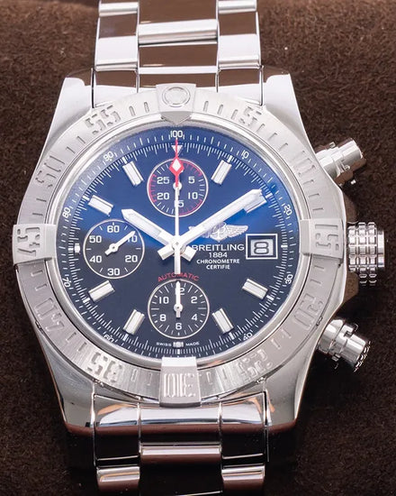 2016 Breitling Avenger II 43MM Black Dial Steel Bracelet (A1338111/BC32)