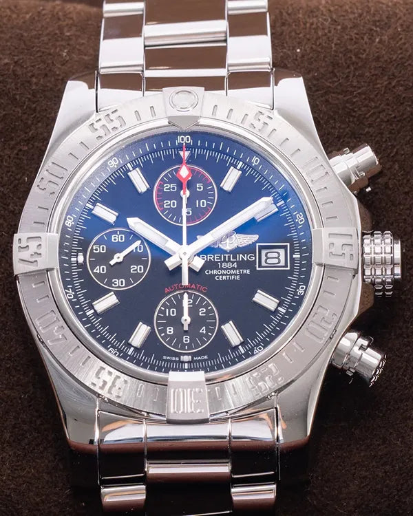 Breitling Avenger II 43MM Black Dial Steel Bracelet (A1338111/BC32)