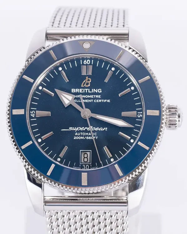 Breitling Superocean Heritage II 42MM Blue Dial Steel Bracelet (AB2010)