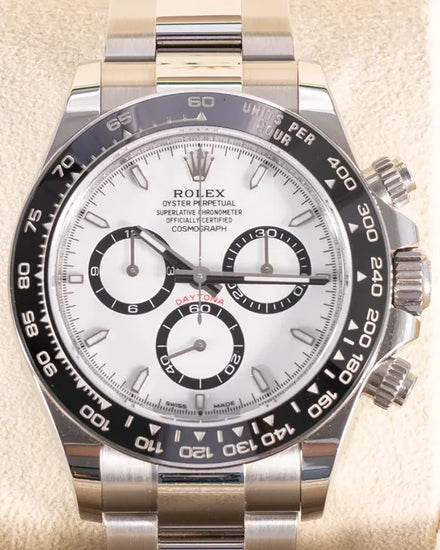 2024 Rolex Cosmograph Daytona "Panda" 40MM White Dial Oyster Bracelet (126500LN)