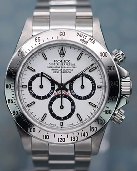 1999 (A Serial) Rolex Cosmograph Daytona "Panda" 40MM White Dial Oyster Bracelet (16520)