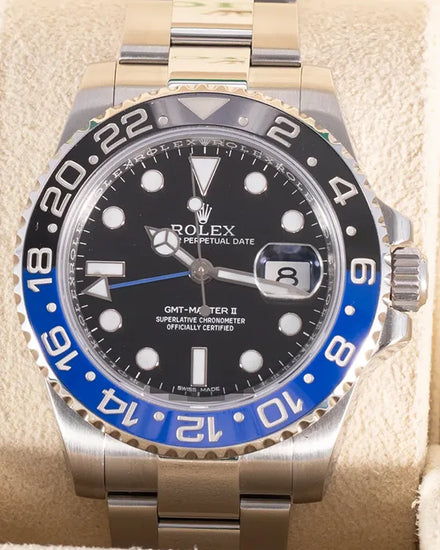 2015 Rolex GMT-Master II "Batman" 40MM Black Dial Oyster Bracelet (116710BLNR)
