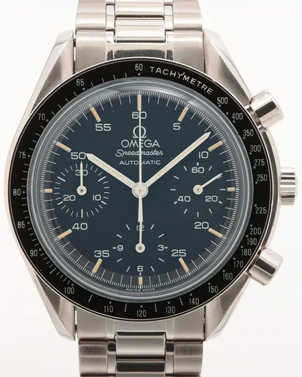 Omega Speedmaster Reduced 39MM Black Dial Steel Bracelet (3510.5)