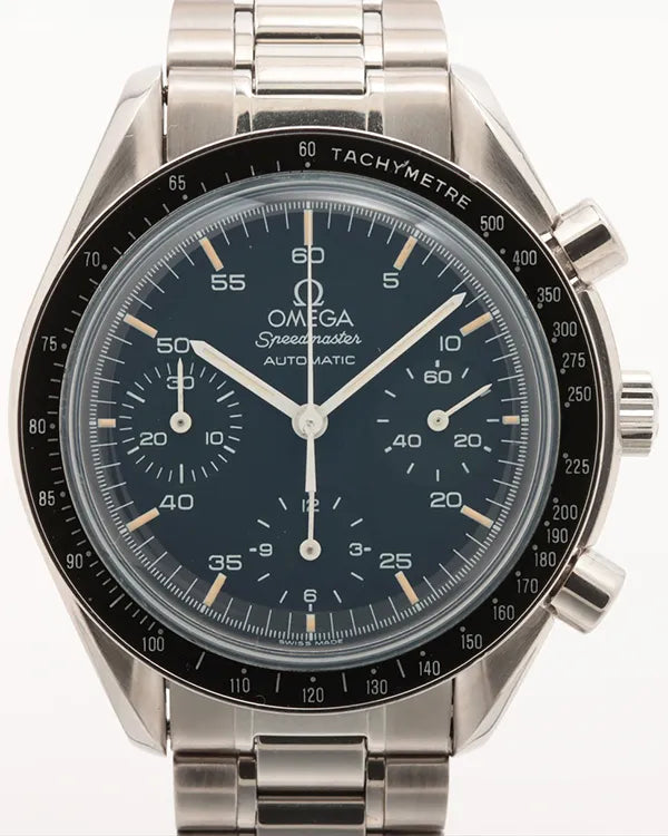 Omega Speedmaster Reduced 39MM Black Dial Steel Bracelet (3510.5)