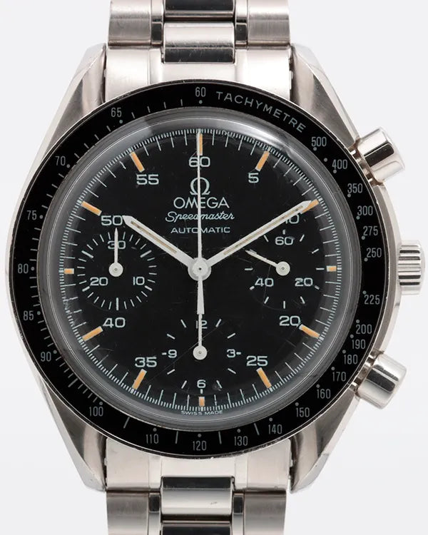 Omega Speedmaster Reduced 39MM Black Dial Steel Bracelet (3510.5)