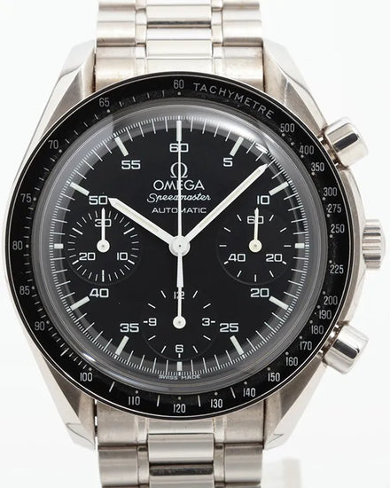 Omega Speedmaster Reduced 39MM Black Dial Steel Bracelet (3510.5)