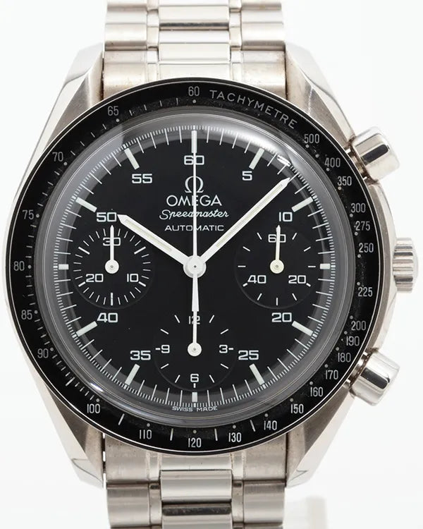 Omega Speedmaster Reduced 39MM Black Dial Steel Bracelet (3510.5)