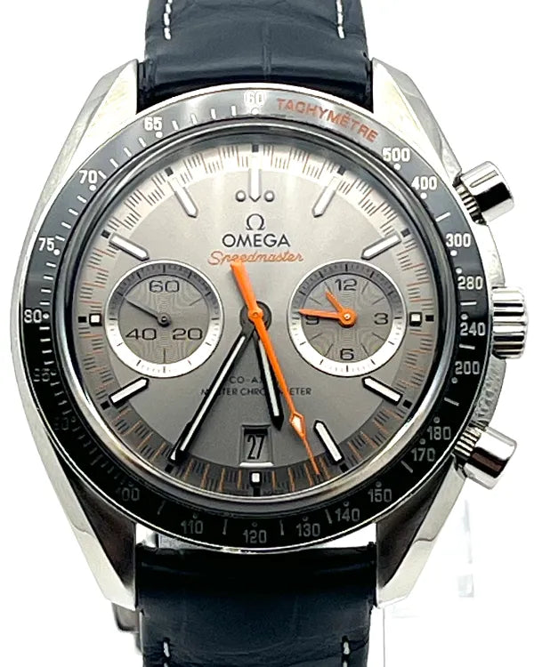 2023 Omega Speedmaster Racing 44.25MM Grey Dial Leather Strap (329.32.44.51.06.001)