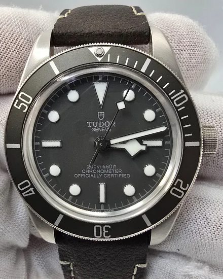 2024 Tudor Black Bay 39MM Grey Dial Leather Bracelet (79010SG)