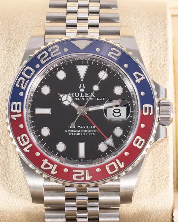 2019 Rolex GMT-Master II "Pepsi" 40MM Black Dial Jubilee Bracelet (126710BLRO)