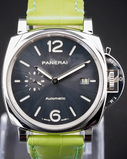 2021 Panerai Luminor Due 42MM Grey Dial Leather Strap (PAM00904)