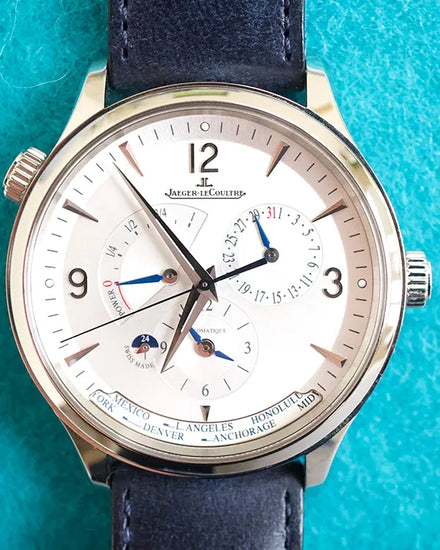 2022 Jaeger-LeCoultre Master Control Geographic 40MM Silver Dial Textile Strap (Q4128420)