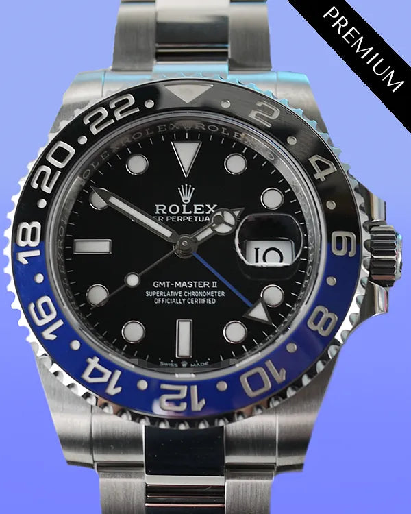 2025 Rolex GMT-Master II "Batman" 40MM Black Dial Oyster Bracelet (126710BLNR)