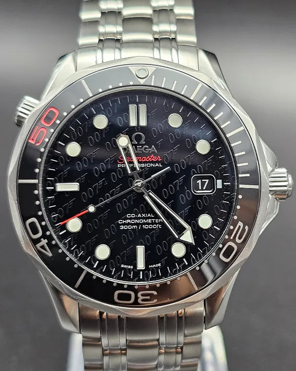 Omega Seamaster Diver 300M "James Bond 50th Anniversary" L.E. 41MM Black Dial Steel Bracelet (212.30.41.20.01.005)