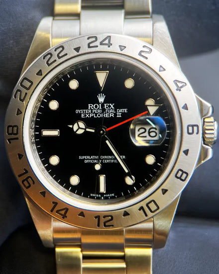 2011 Rolex Explorer II 40MM Black Dial Oyster Bracelet (16570)