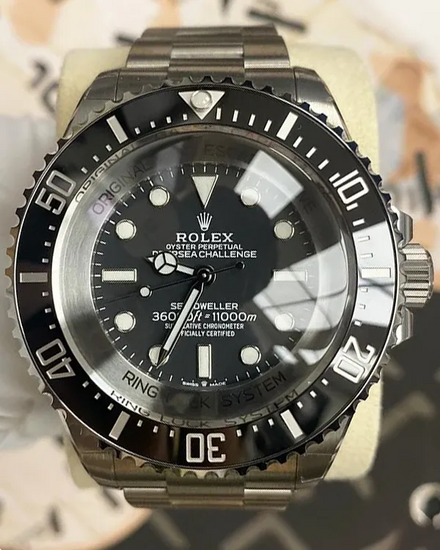 2024 Rolex Sea-Dweller Deepsea Challenge 50MM Black Dial Titanium Bracelet (126067)