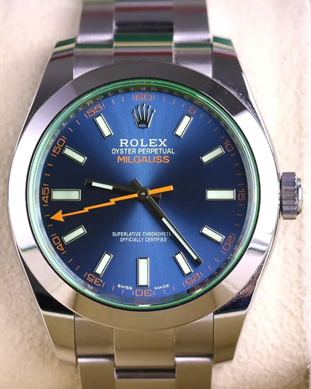 2021 Rolex Milgauss 40MM Blue Dial Oyster Bracelet (116400GV)