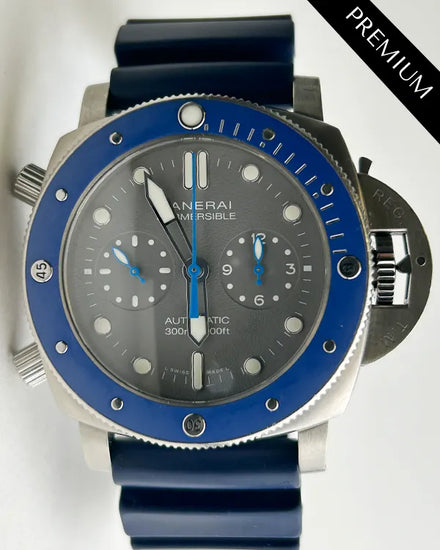 No Reserve - 2019 Panerai Submersible "Guillaume Nery" L.E. 47MM Grey Dial Rubber Strap (PAM00982)