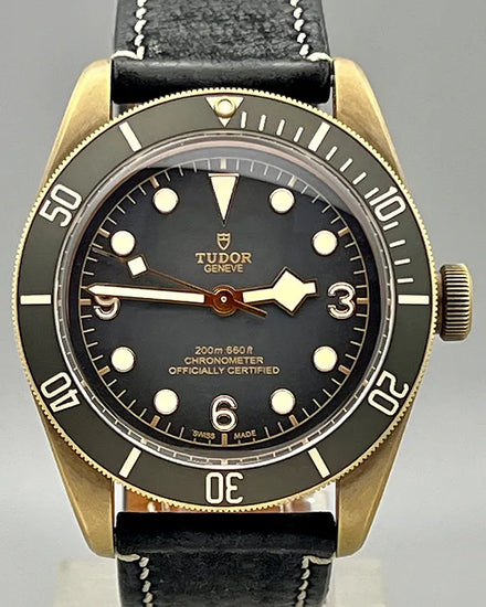 No Reserve - 2020 Tudor Black Bay Bronze 43MM Grey Dial Leather Strap (79250BA)
