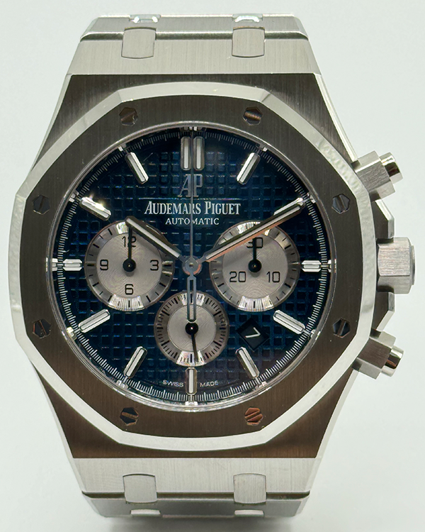 2019 Audemars Piguet Royal Oak Chronograph 41MM Blue Dial Steel Bracelet (26331ST.OO.1220ST.01)