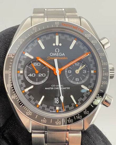 Omega Speedmaster Racing 44.25MM Black Dial Steel Bracelet (329.30.44.51.01.002)