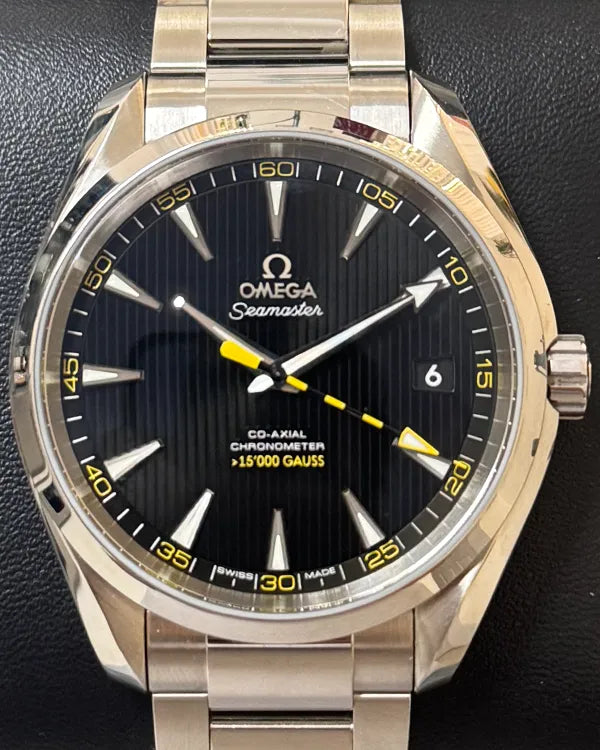 2023 Omega Seamaster Aqua Terra 150M "Bumblebee" 41.5MM Black Dial Steel Bracelet (231.10.42.21.01.002)
