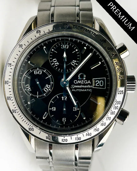 Omega Speedmaster Date 39MM Black Dial Steel Bracelet (3513.50.00)